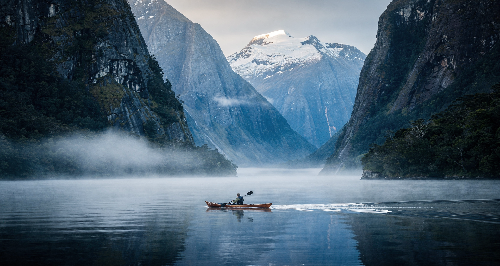 Fiordland Coastal Mist - Milford Sound, New Zealand