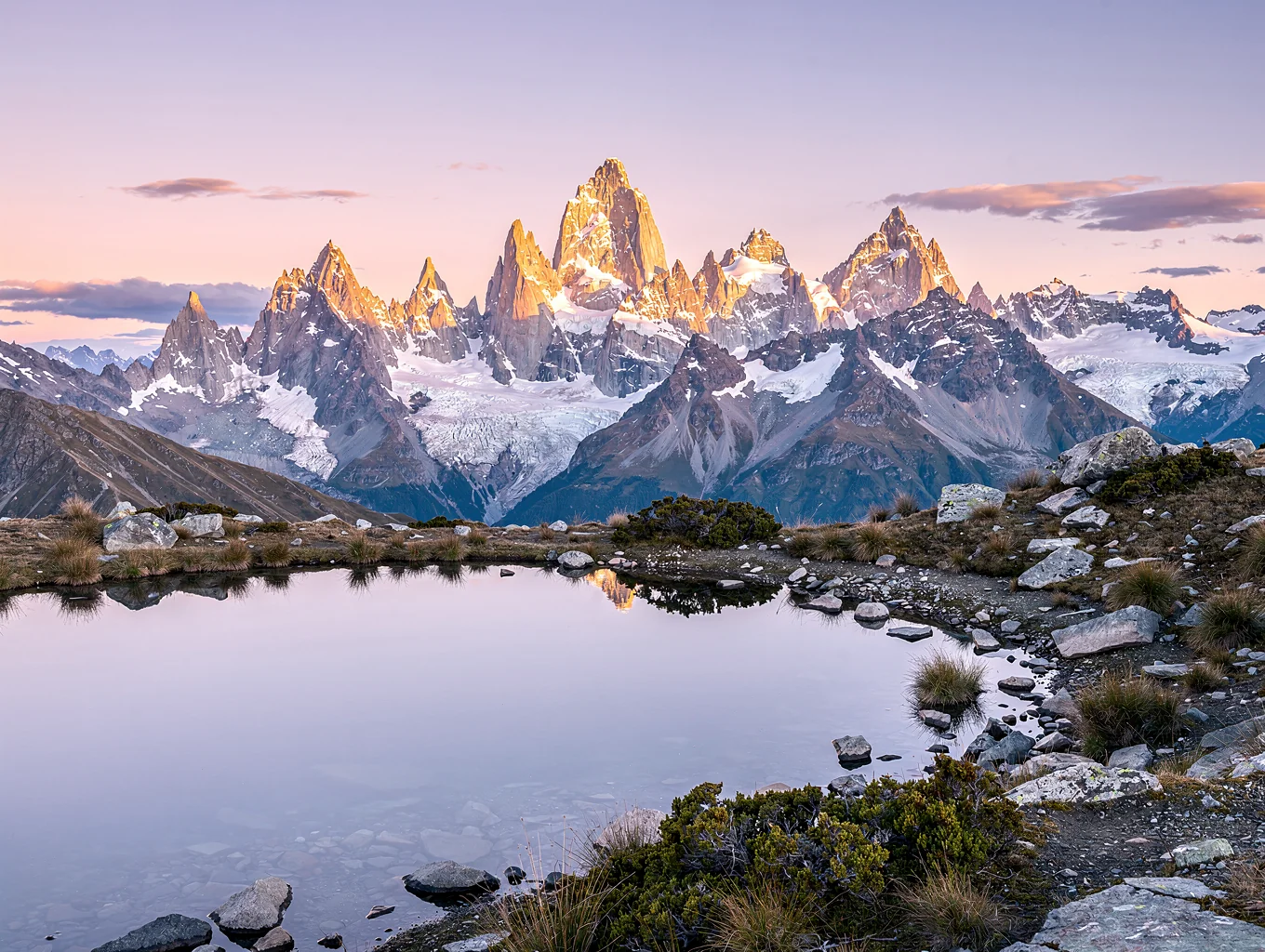 Alpine Valley Morning - Mount Cook National Park, New Zealand